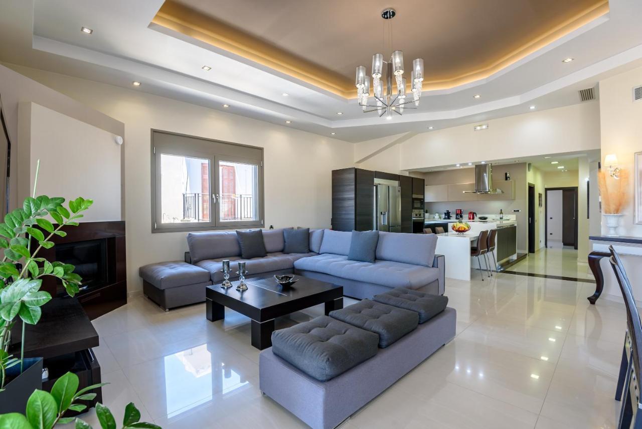 Luxury Villa In City Center With Rooftop Swimming Pool Hanya Dış mekan fotoğraf