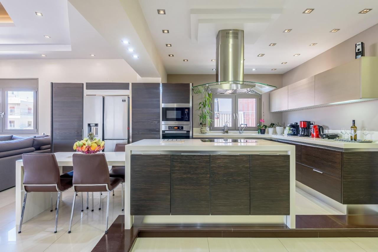 Luxury Villa In City Center With Rooftop Swimming Pool Hanya Dış mekan fotoğraf