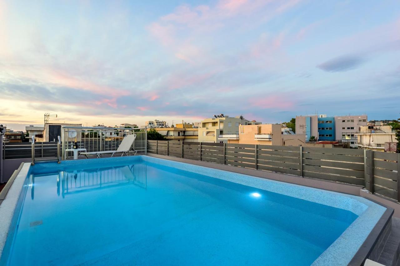 Luxury Villa In City Center With Rooftop Swimming Pool Hanya Dış mekan fotoğraf